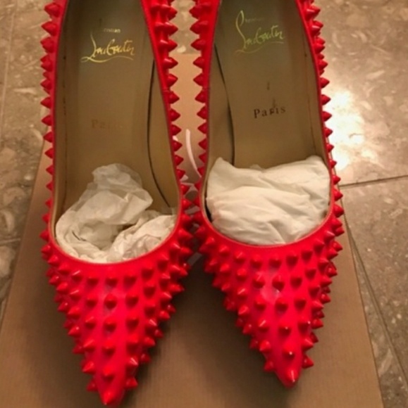 Christian Louboutin Pigalle Plato Spikes - Picture 8 of 8